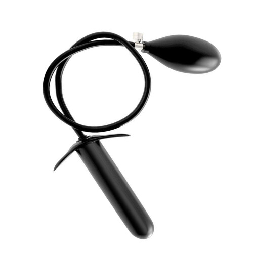 (Type 3) Inflatable Silicone Anal Plug Adjustable Safe Expanding Black Type 1 2