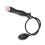 (Type 2) Inflatable Silicone Anal Plug Adjustable Safe Expanding Black Type 1 2