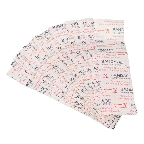 100 Clear Waterproof Round Bandages 22mm for Cuts Scrapes