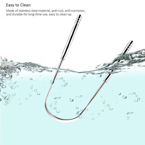 2x Roestvrijstalen Tongenschraaper 1