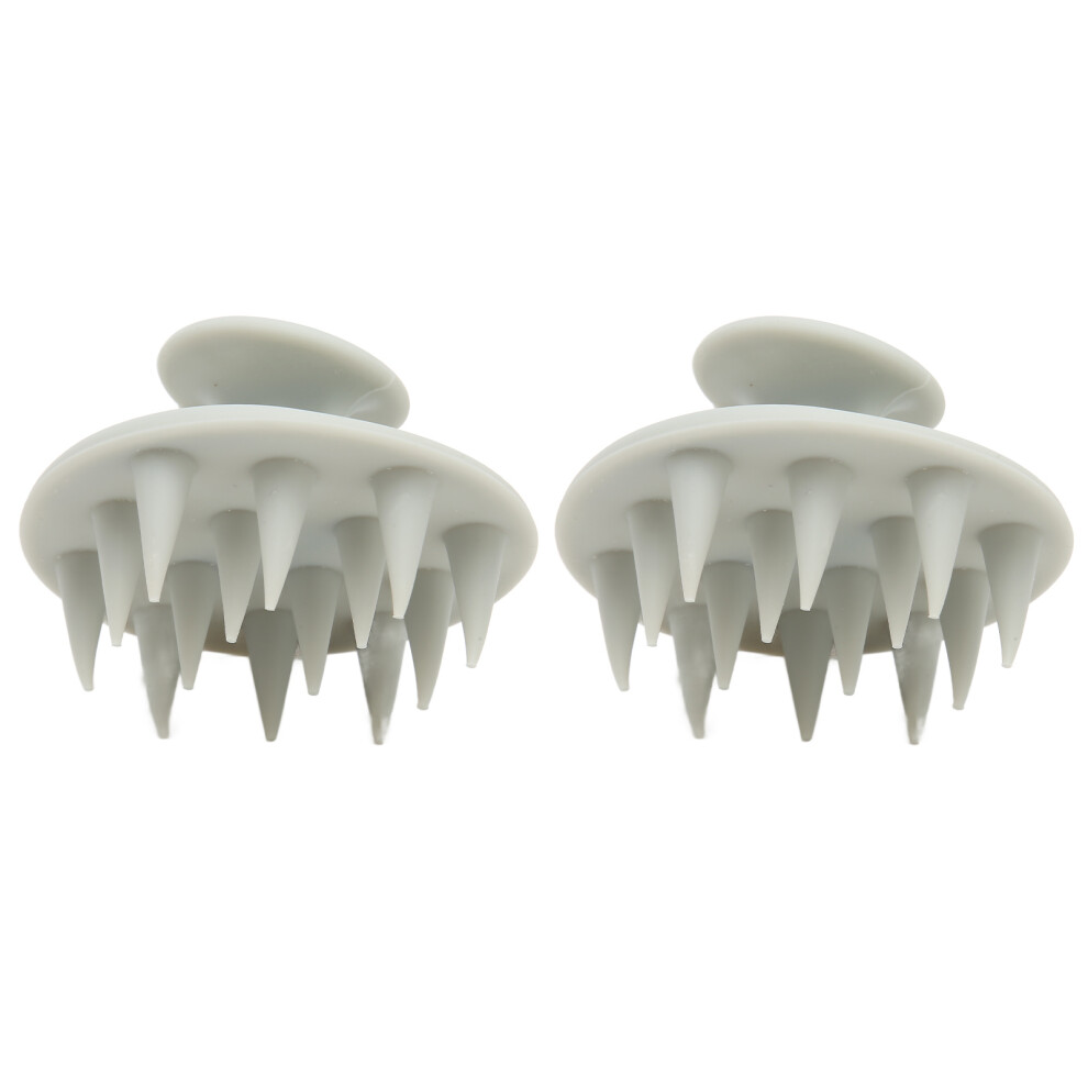 2pcs Silicone Scalp Massager Itch Relief Dandruff Removal