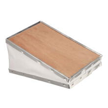 Bienenraucher-Blasbalg PVC-Leder Sperrholzbox Bienenstockausrüstung 19x12cm
