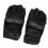(Black) Taekwondo-Handschuh Halb Finger Einstellbar Weiß 4