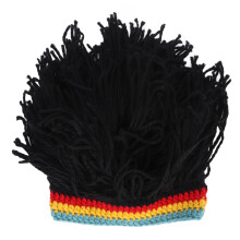 Funny Knitted Beanie Hat with Dreadlocks Warm Christmas Halloween