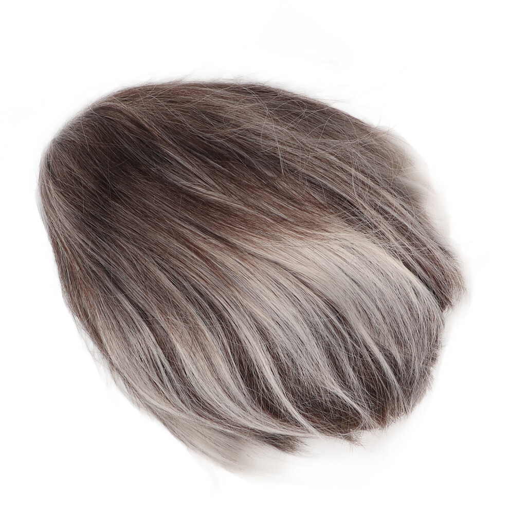 Men Short Adjustable Synthetic Wig for Middle Aged Elderly