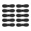 (Black) 10x Kabelbinder Organizer blau 5