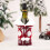 Pull de noël, couverture de bouteille de vin, Design de-gris 3