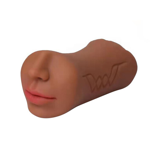 (Brown) Manne Masturbator Cup Dubbel Silicone Bruin