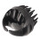 Silicone Scalp Massager Black Dandruff Removal Shampoo Brush 2