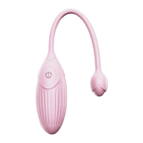 (Pink) Silicone Vibration Toy 9 Modes Waterproof Massage Blue 1