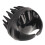 Silicone Scalp Massager Black Dandruff Removal Shampoo Brush 3