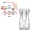 Manual Male Masturbator Transparent TPR Soft Portable Thread Texture 4