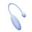 (Blue) Silicone Vibration Toy 9 Modes Waterproof Massage Blue 3