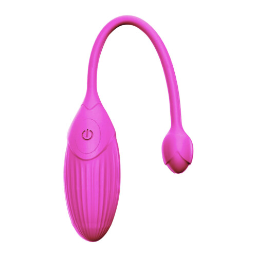(Rose Red) Silicone Vibration Toy 9 Modes Waterproof Massage Blue 1