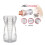 Manual Male Masturbator Transparent TPR Soft Portable Thread Texture 2