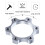 6Pcs Skivnavadapter För Mountainbike Nävar 9