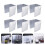 6Pcs Aluminiumfolie Oljebafflar Vikbara Sprutbafflar 4