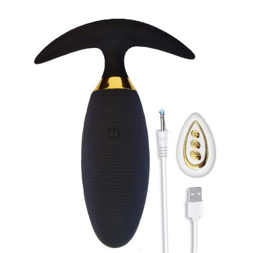 Vibrierender Analsperr Remote Control Wasserdicht USB