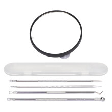 4Pcs Pimple Popper Kit with 10X Mirror