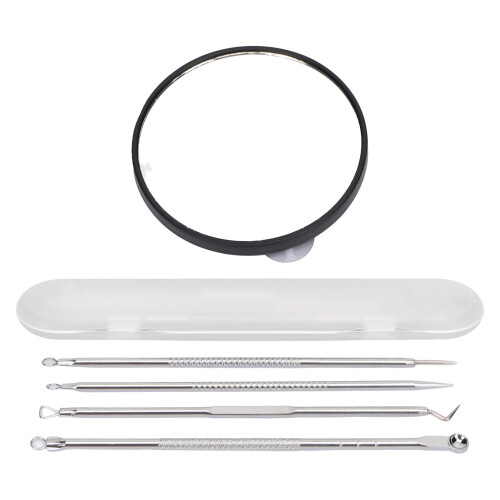 4Pcs Pimple Popper Kit with 10X Mirror