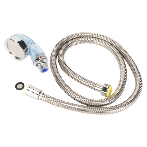 Shampoo Bowl Sprayer Head Hose Kit 120cm Electroplating Blue Nozzle