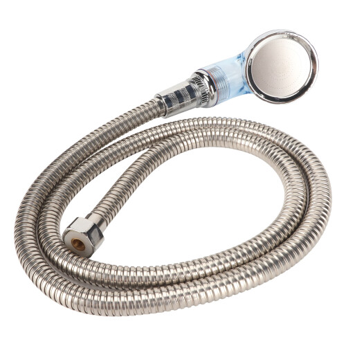 Shampoo Bowl Sprayer Head Hose Kit 120cm Electroplating Blue Nozzle 2