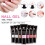 Nail Gel Set UV/LED Lamp Base Top Coat Brush File 1