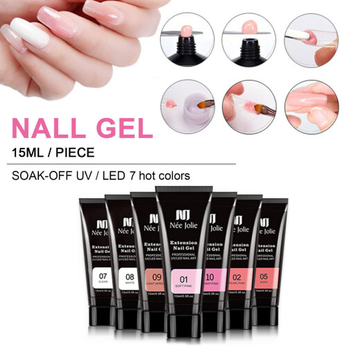 Nail Gel Set UV/LED Lamp Base Top Coat Brush File