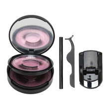 Wimpern & Eyeliner Set Natürlich Komfortabel Tragbar