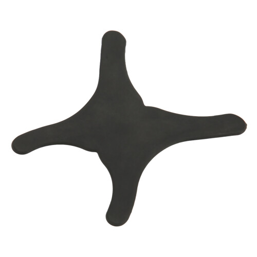 Tavola ortodontica in silicone nero con 4 angoli