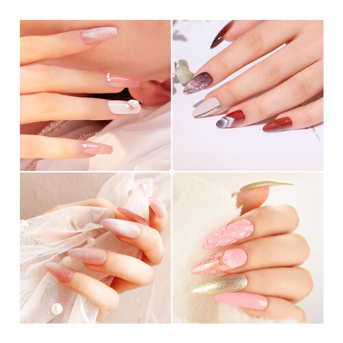 Nail Gel Set UV/LED Lamp Base Top Coat Brush File 1