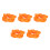 5STK LED Lichtgevende Haarbanden Elastisch Scrunchies 5