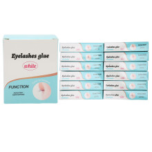 12PCS Waterproof Fast Dry Transparent Eyelash Glue Easy Removal