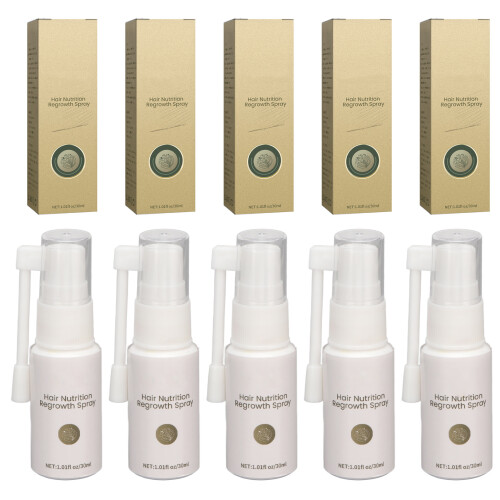 5x Haarwuchsserum Spray Kräuter 30ml