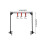 1 Set Aluminiumlegering Camping Förvaringsstativ Svart 5