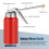 2St Oljekanna Med Manuell Pump 200 Ml 6