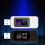 2St Usb Voltmeter Ammeter Skärmtestare ( Batteri, Svart, Vit) 4