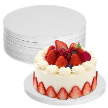 6Pcs Cakeplattor Bröllopskaksdrummor 10 Kartong