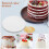 6Pcs Cakeplattor Bröllopskaktrummor 10 Kartong 8