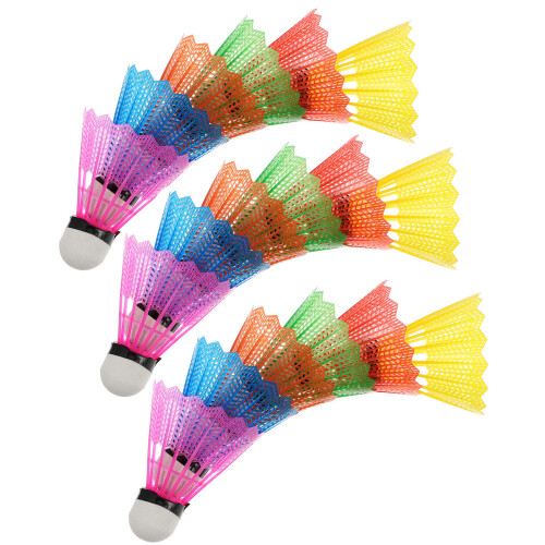 18Pcs Plastmateriel Badmintonträning Bucka För