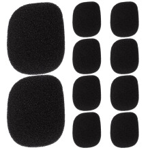 10Pcs Mikrofonhöljen Mini Storlek För Lapel Headset