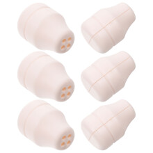 6Pcs Beige Plastic Window Blind Cord Pull Drops Stylish Lightweight
