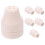 6Pcs Beige Plastic Window Blind Cord Pull Drops Stylish Lightweight 3