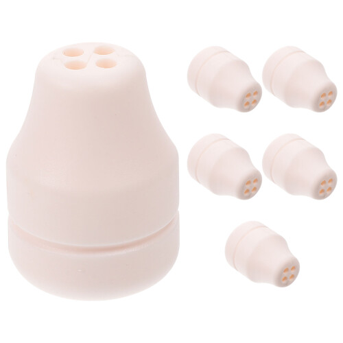 6Pcs Beige Plastic Window Blind Cord Pull Drops Stylish Lightweight 2