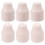 6Pcs Beige Plastic Window Blind Cord Pull Drops Stylish Lightweight 8