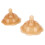 2pcs Breastfeeding Nipple Shield Silicone Double Suction Cup 2