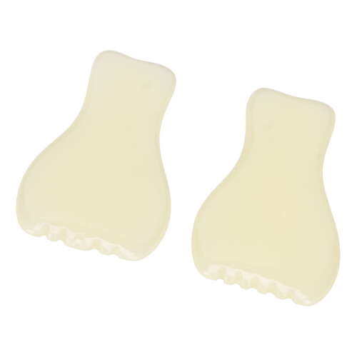 2x Gesichts-Gua-Sha Massageplatte Resin 2