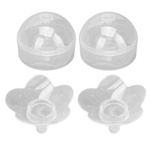 2pcs Silicone Nipple Shield for Flat Inverted Nipples