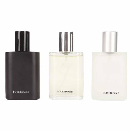 3x 30ml Herrenparfum Set Aluminium