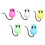 5x Cartoon Kids Toothbrush Organizer 5